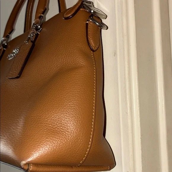 Coach Brown Leather Satchel - Picture 10 of 16